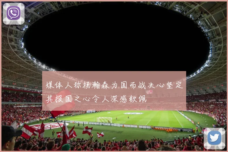 媒体人称杨瀚森为国而战决心坚定其报国之心令人深感钦佩